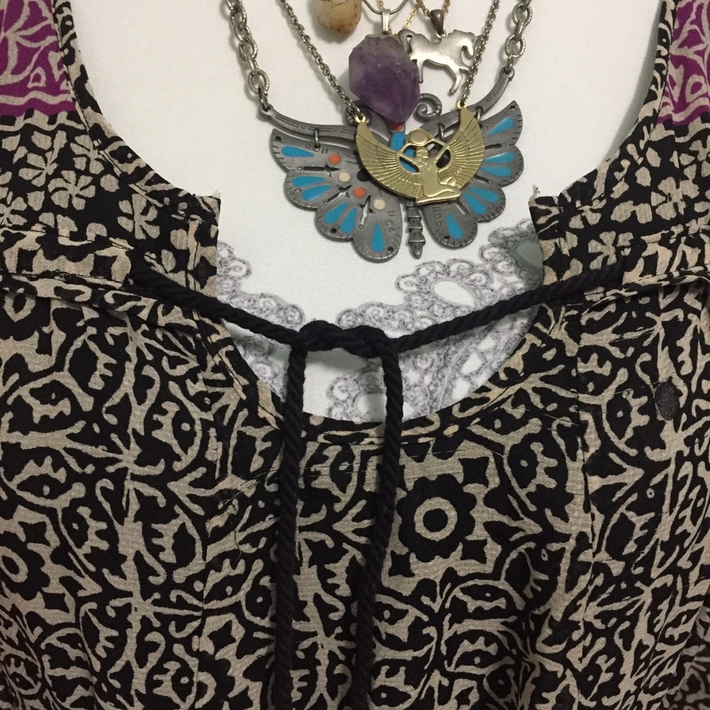 Free People Babydoll/Tunic/Peasant Dress w/Pockets - Picture 8 of 8